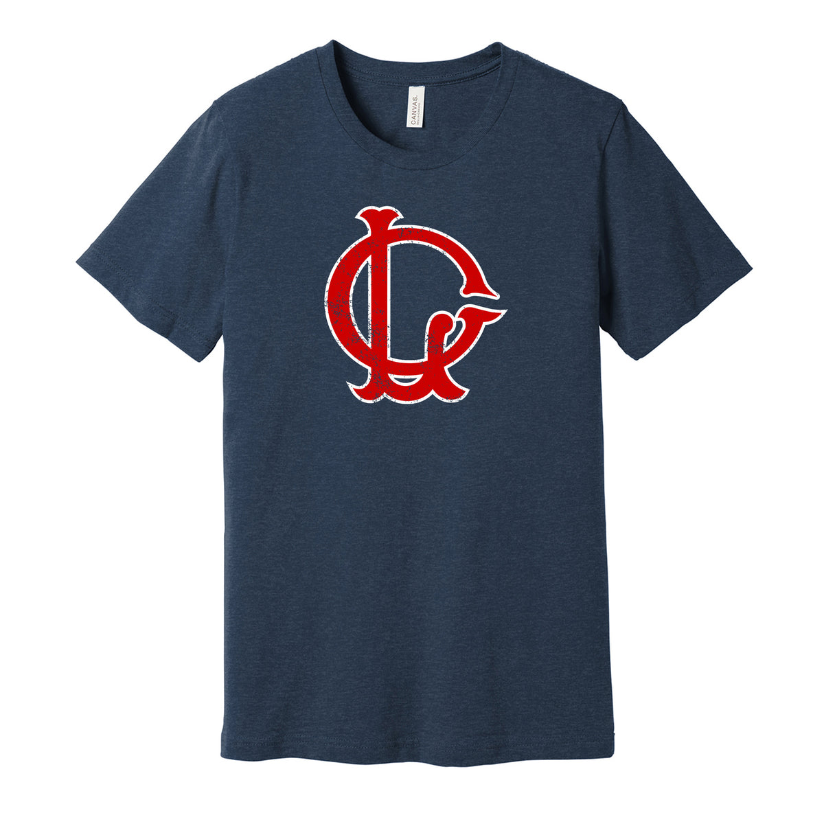 Hyper Than Hype Shirts Chicago Leland Giants Distressed Logo Shirt - Defunct Negro Baseball Team - Celebrate Black Heritage and History - Hyper Than Hype XL / Red Shirt