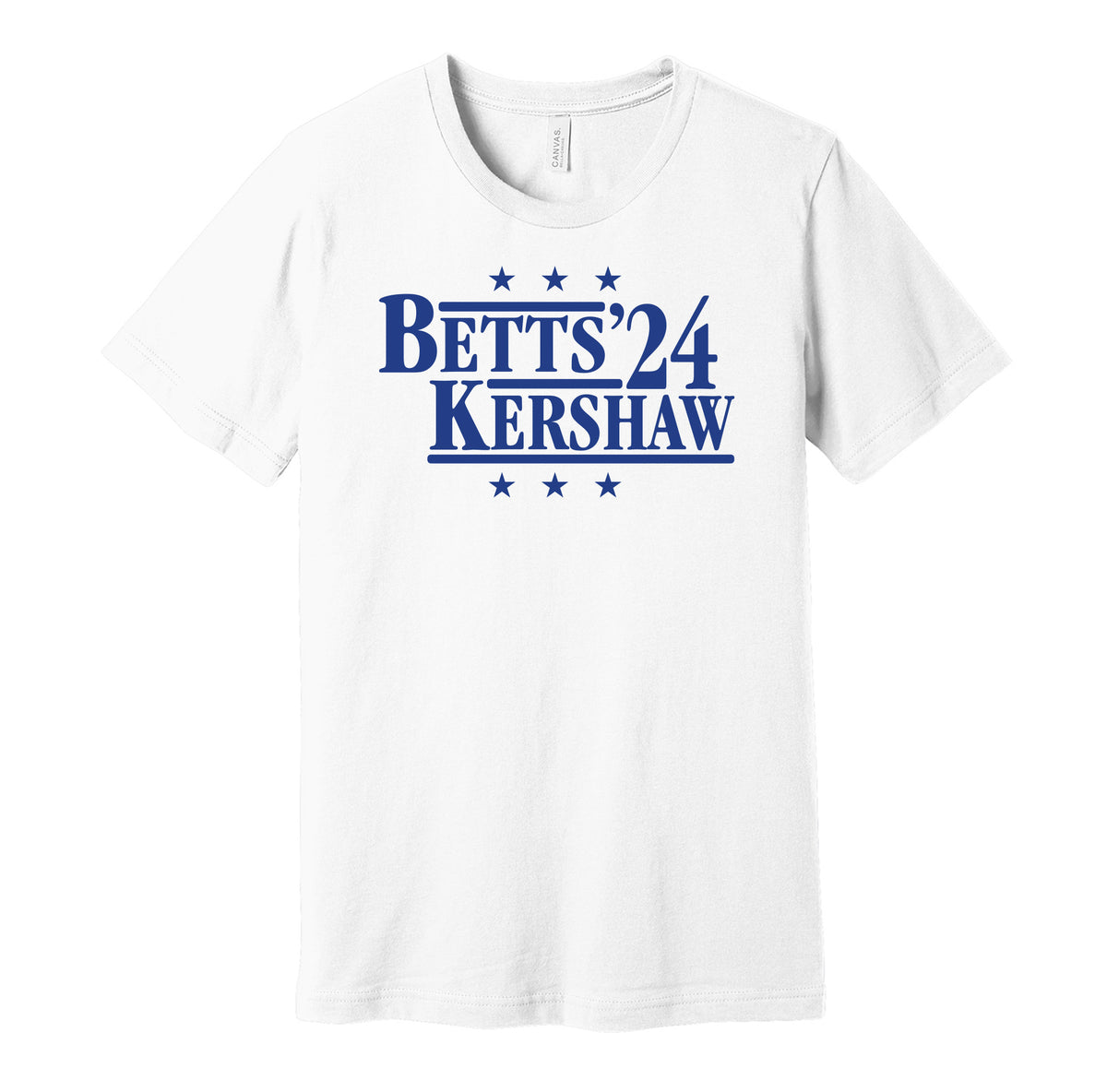 Betts & Kershaw '24 - Los Angeles Political Campaign Parody T-Shirt - Hyper Than Hype Shirts XXL / Black Shirt