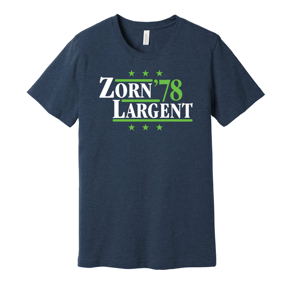 Zorn & Largent '78 - Seattle Seahawks Retro Campaign T-Shirt