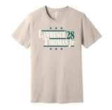 trevor lawrence brian thomas jr for president 2028 jacksonville jaguars fan election parody tan shirt