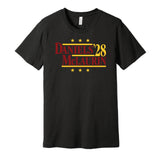 jayden daniels terry mclaurin for president 2028 washington commanders fan black shirt