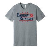 barkov reinhart for president 28 2028 florida panthers fan election parody grey shirt