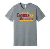 jayden daniels terry mclaurin for president 2028 washington commanders fan grey shirt