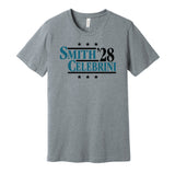 will smith celebrini '28 for president 2028 san jose sharks fan election parody grey shirt