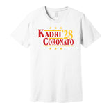 nazem kadri coronato for president 2028 calgary flames fan election parody white shirt