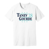 tanev yanni gourde for president 2028 seattle kraken fan election parody white shirt