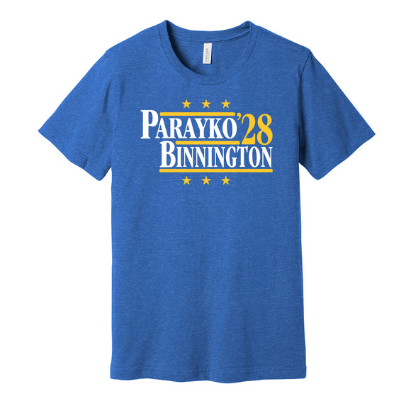 parayko binnington or president 2028 st louis blues election parody blue shirt