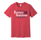 fantilli marchenko for president 2028 columbus blue jackets fan election parody red shirt