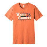 denzel ward myles garrett for president 2028 cleveland browns fan election parody orange shirt