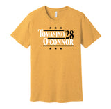 tomasino oconnor for president '28 2028 pittsburgh penguins fan election parody gold shirt