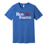 patrick roy adam foote for president 1996 colorado avalanche fan election parody blue shirt