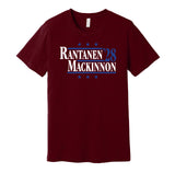 rantanen mackinnon for president 2028 colorado avalanche fan election parody red shirt