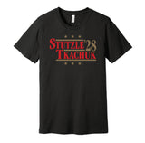 stutzle tkachuk '28 ottawa senators fan election parody black shirt