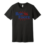 patrick roy adam foote for president 1996 colorado avalanche fan election parody black shirt