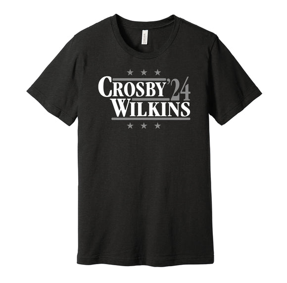 maxx crosby wilkins for president 2024 las vegas raiders fan black retro throwback fan shirt