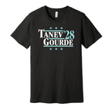 tanev yanni gourde for president 2028 seattle kraken fan election parody black shirt