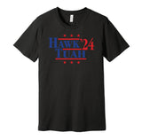 hawk tuah 2024 24 spit on that thing tshirt meme black shirt