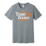 troy terry trevor zegras for president 2028 anaheim ducks fan election parody grey shirt