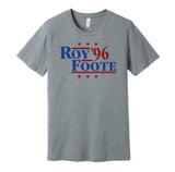 patrick roy adam foote for president 1996 colorado avalanche fan election parody grey shirt