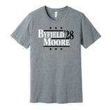 quinton byfield trevor moore for president 2028 los angeles kings fan election parody grey shirt