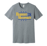 justin herbert ladd mcconkey for president 2028 los angeles chargers fan parody grey shirt