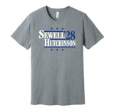 penei sewell aidan hutchinson for president 2028 detroit lions fan parody grey shirt