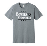 brock bowers aoc aidan oconnell 28 for president 2028 las vegas raiders fan parody grey shirt