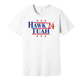 hawk tuah 2024 24 spit on that thing tshirt meme white shirt