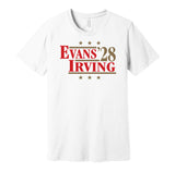 mike evans bucky irving for president 2028 tampa bay buccaneers bucs fan election parody white shirt