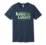 dave krieg steve largent for president 1986 80s seattle seahawks fan election parody blue shirt