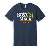 Bosa & Mack '24 - Los Angeles Football Legends Political Campaign Parody T-Shirt - Hyper Than Hype Shirts