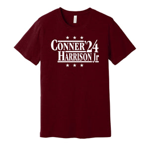 james conner marvin harrison jr for president arizona cardinals fan throwback red shirt