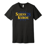 schenn kyrou for president 2028 st louis blues fan election parody black  shirt