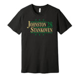 johnston stankoven '28 for president 2028 dallas stars fan election parody black shirt