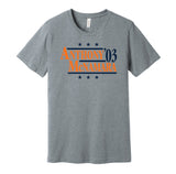 carmelo anthony gerry mcnamara for president 2003 syracuse orange election parody grey shirt