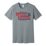 devers yoshida 2024 boston red sox baseball grey shirt