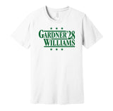 sauce gardner quinnen williams for president 2028 new york jets fan election parody white shirt