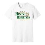 hintz robertson '28 for president 2028 dallas stars fan election parody white shirt