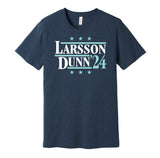 Larrson & Dunn '24 - Seattle Hockey Political Campaign Parody T-Shirt - Hyper Than Hype Shirts