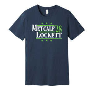 dk metcalf tyler lockett for president 2028 seattle seahawks fan election parody blue shirt