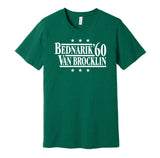 Bednarik & Van Brocklin '60 - Philadelphia Legends Political Campaign Parody T-Shirt - Hyper Than Hype Shirts