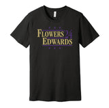 zay flowers mark edwards for president 2024 baltimore ravens fan throwback black shirt