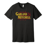 donovan mitchell darius garland for president 2024 cleveland cavaliers cavs retro throwback black shirt