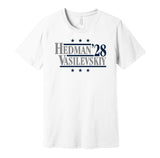 hedman vasilevskiy for president 2028 tampa bay lightning fan election parody white shirt