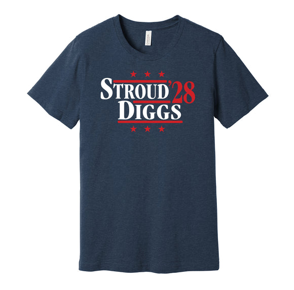 cj stroud stefon diggs for president 2028 houston texans fan election parody blue shirt