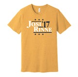 josi rinne 2017 predators retro throwback gold tshirt