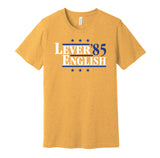 lever english 1985 nuggets retro throwback gold tshirt