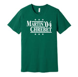 martin chrebet 2004 jets retro throwback green tshirt