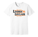 lindros leclair flyers retro throwback white shirt