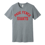 page fence giants detroit michigan retro grey shirt